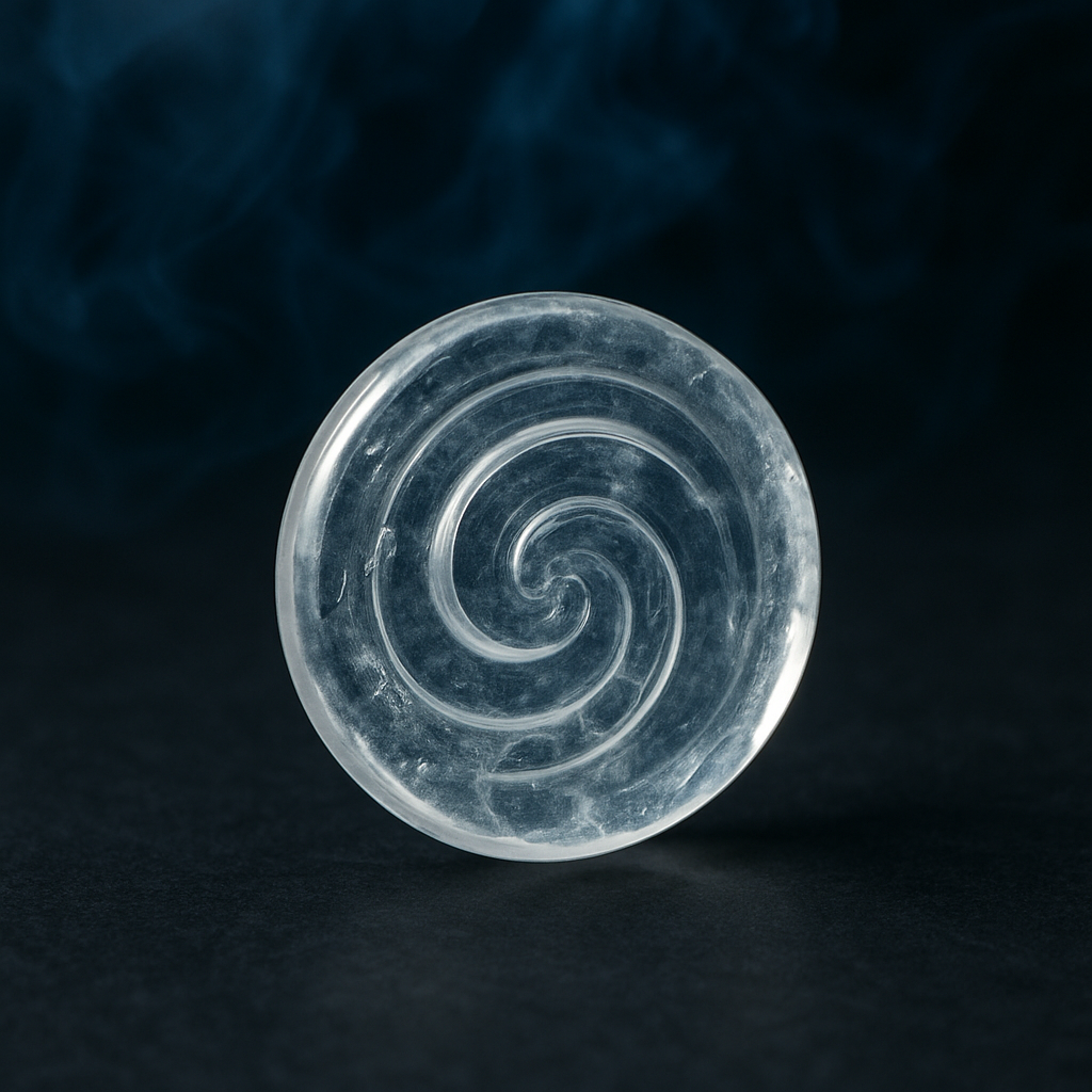 Mystische Spirale – energetischer Teelichthalter